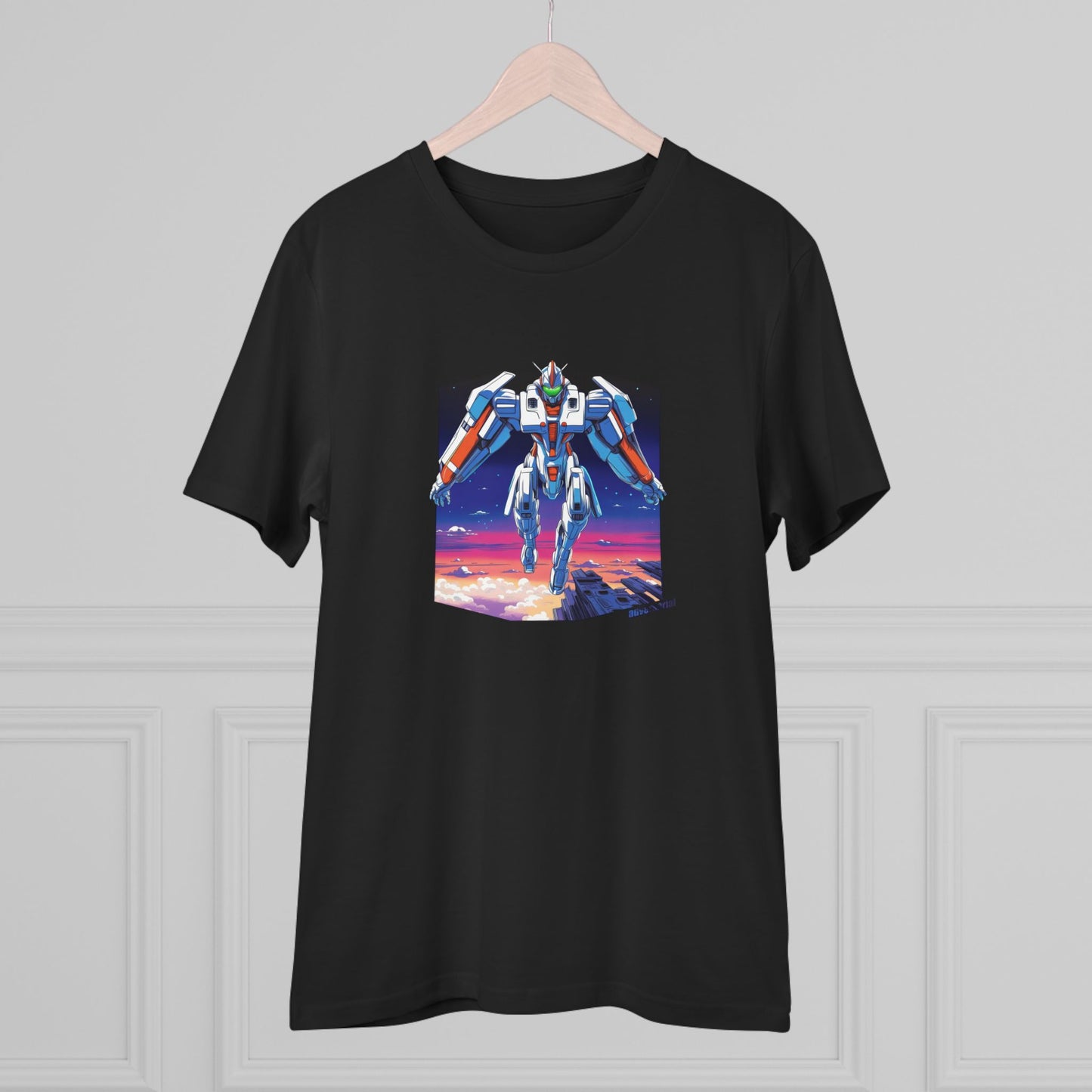 90s Anime Robot Vaporwave Organic T-shirt - Unisex