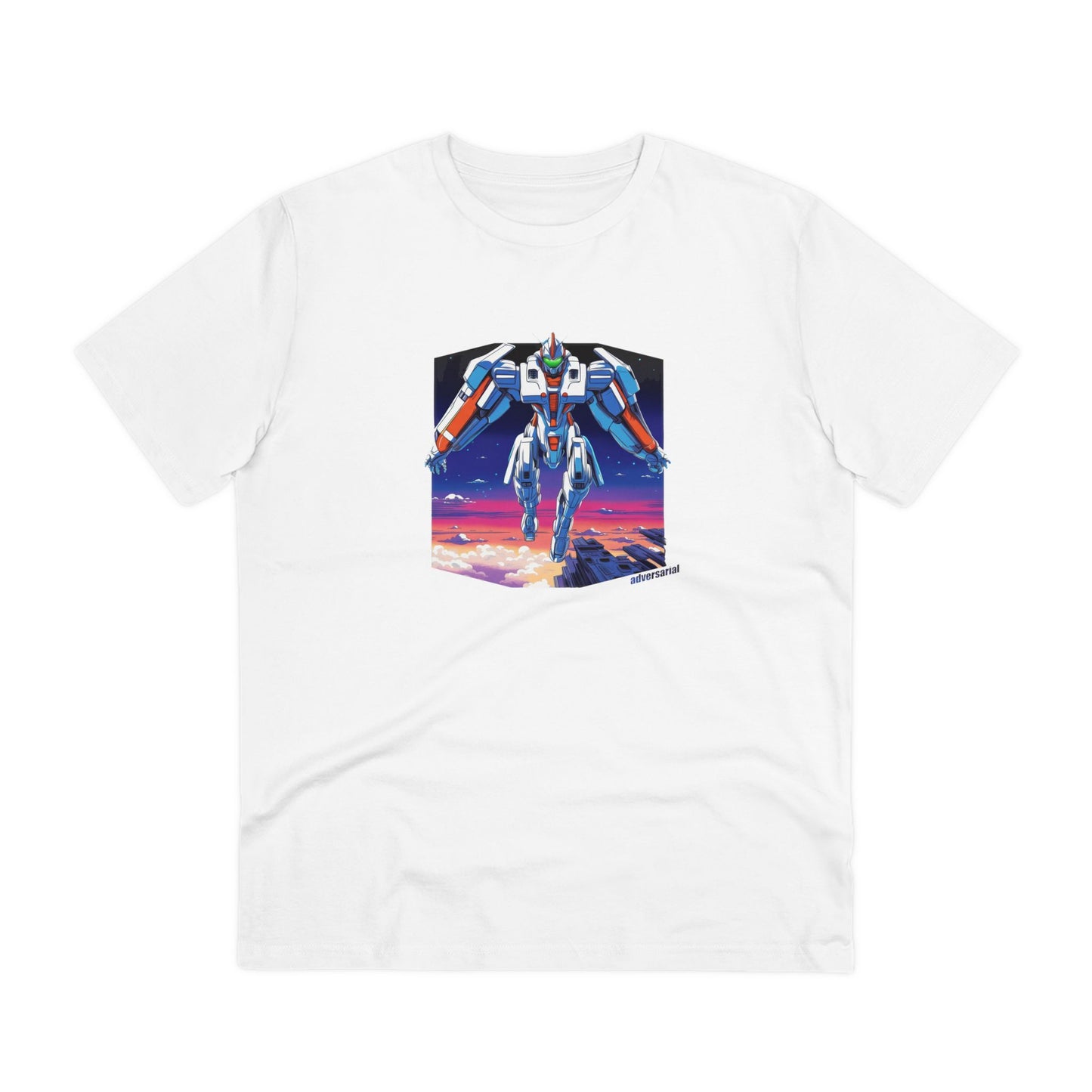 90s Anime Robot Vaporwave Organic T-shirt - Unisex