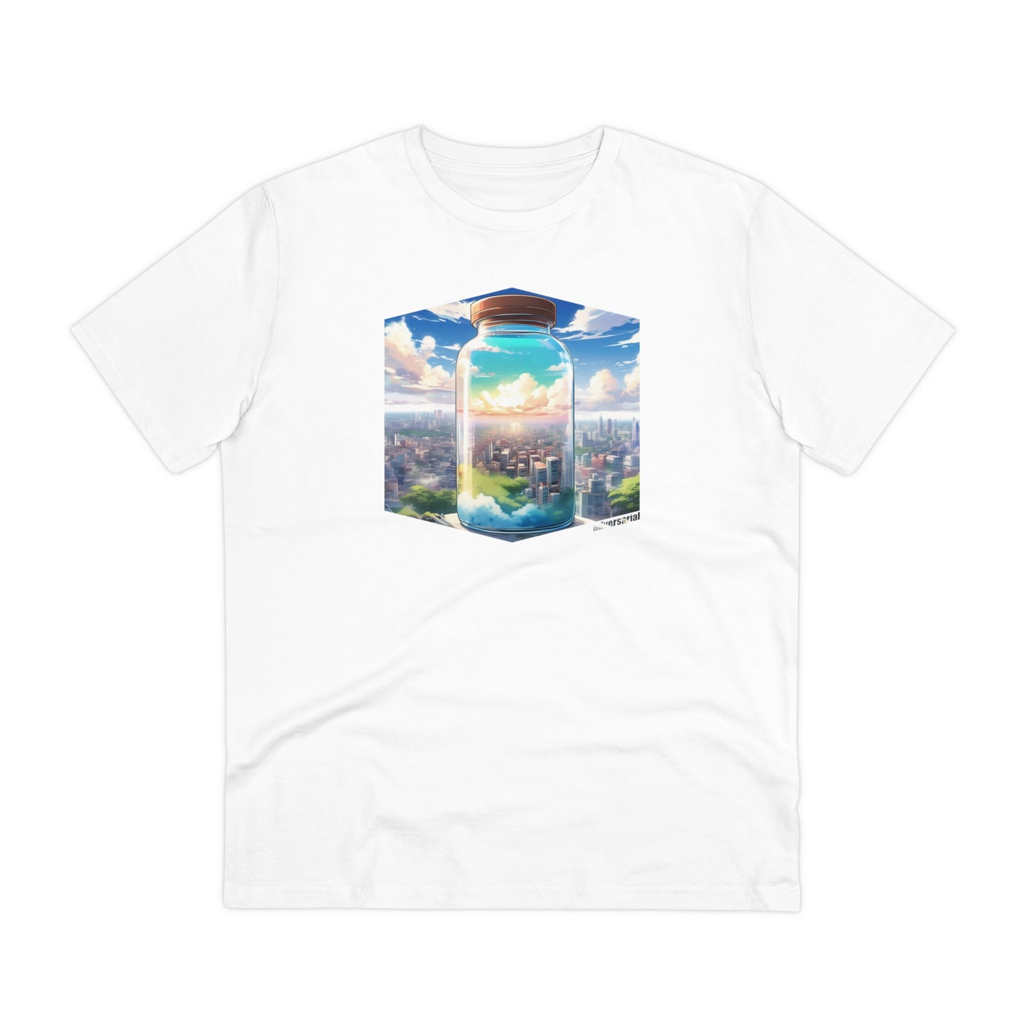 City in a Bottle 90s Anime Organic Unisex T-shirt