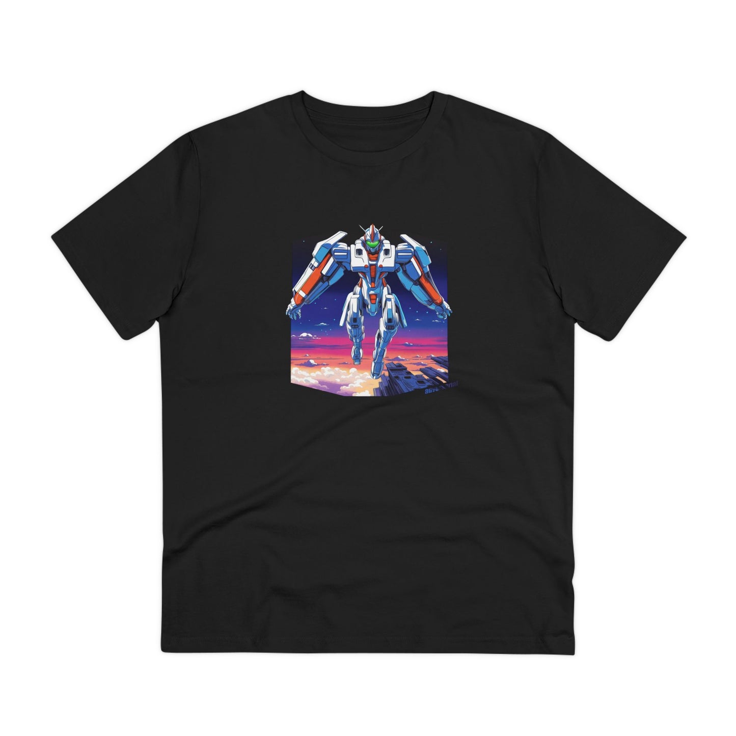 90s Anime Robot Vaporwave Organic T-shirt - Unisex